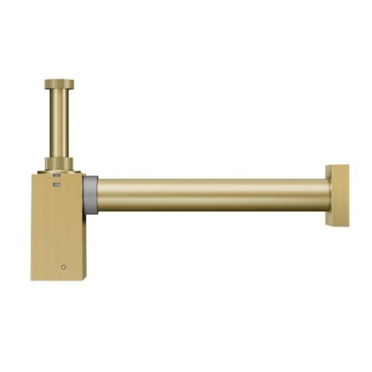 Sifão Para Lavatório Square Ouro Escovado Docol - Imagem principal - 5a07db27-5834-44ca-981a-30f416b36e8c