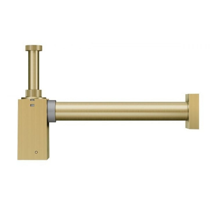 Sifão Para Lavatório Square Ouro Escovado Docol