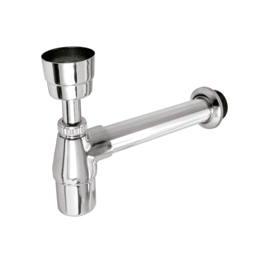 Sifão para Mictório Luny Cromado DN40x20cm G7/8 Romar - Imagem principal - 40e0610c-9019-472b-bf9e-754d7a843a53