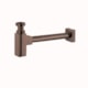 Sifão Quadrado Para Lavatório Com Válvula 11/4 Rb300 Bronze Hera Escovado Rubinettos - cacf8104-348e-480c-86e0-aa138f7fa195