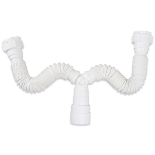 Sifão Universal Ajustável Duplo Fortlev - Imagem principal - 56d848ef-9586-4315-8e65-60dea4aefe31