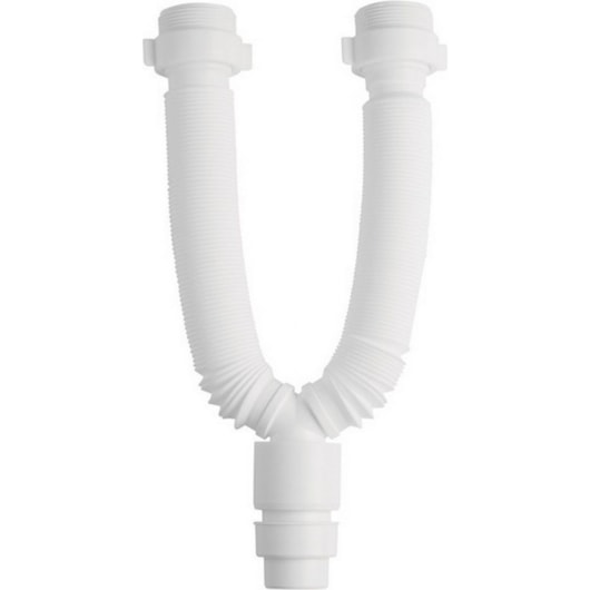 Sifão Universal Duplo Branco Amanco - Imagem principal - 3a369fbc-1a06-4985-9c8c-4566ba155621