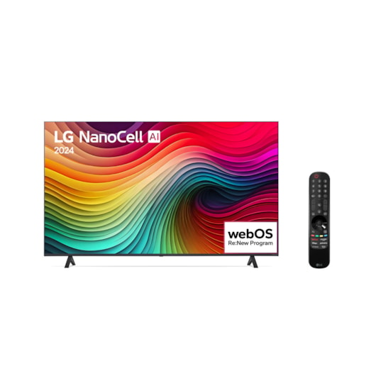 Smart TV Nanocell AI NANO80 4K 55 Polegadas LG  - Imagem principal - 73068645-710b-43d5-b6df-ad6893253fb3