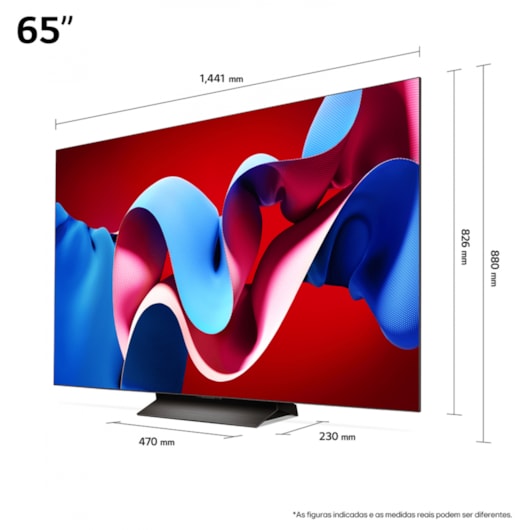 Smart TV Oled Evo 4K C4 65 Polegadas LG - Imagem principal - bf019dd4-b1fb-4c62-ad17-72745e8d09ed