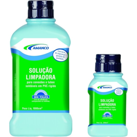 Solução Limpadora Para Tubos e Conexões de PVC Amanco 1L - Imagem principal - 4ef3c196-870f-4536-aa62-12f347fb179d