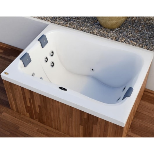 Spa 3 Lugares Mini Terrace Com Aquecedor 170x130x75cm Jacuzzi - Imagem principal - a988c2db-2ef7-419b-aba0-f48cba55e31e
