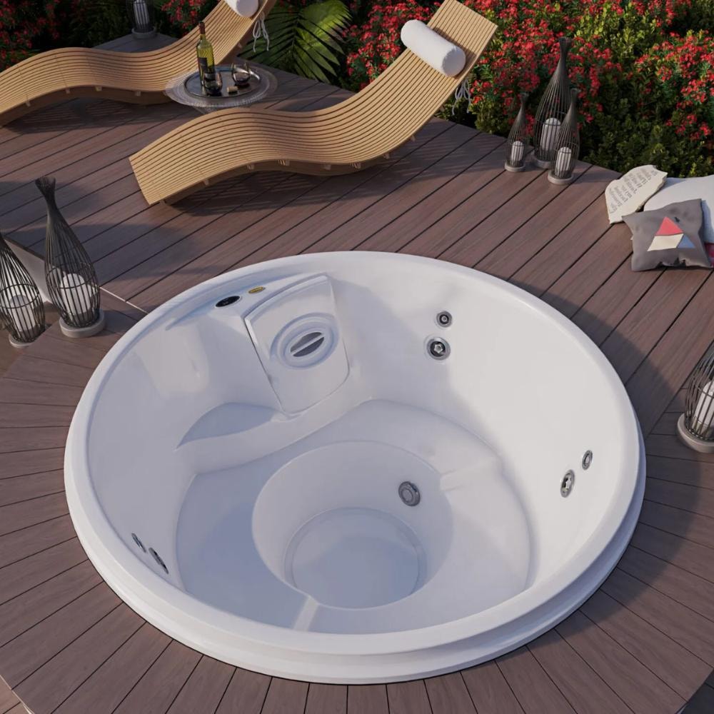 Spa 4 Lugares com Aquecedor J180 Jacuzzi 180x88cm | ABC da Construção