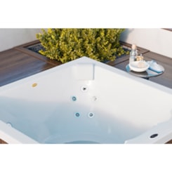 Spa 4 Lugares Com Aquecedor J185 Vip Jacuzzi 180x180x89cm