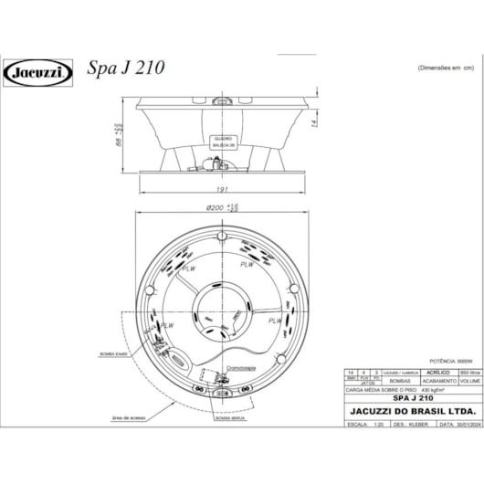 Spa 4 Lugares Com Aquecedor J210 Jacuzzi 200x88cm - Imagem principal - d132fbc2-cd47-47b5-b9d9-6a02192a8607