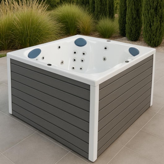 Spa 5 Lugares Com Aquecedor e com Painel J195-L 60hz Jacuzzi 180cm X 180cm X 89cm - Imagem principal - 81419d6f-debb-411f-9e9a-c99e321af832