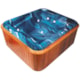 Spa 5 Lugares Iberspacril Standard 195x170cm Ouro Fino - 77360f5c-df34-4a10-93e9-59d0c26d238d