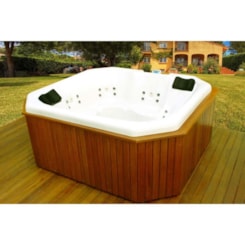 Spa 5 Lugares Retangular Goldspacril Standard 190x200cm Ouro Fino