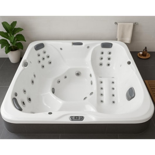 Spa 6 Lugares Com Aquecedor J355 Jacuzzi 231cm X 214cm X 95,50cm - Imagem principal - 85dbbe19-2c13-48ba-b0a5-960980cf1700