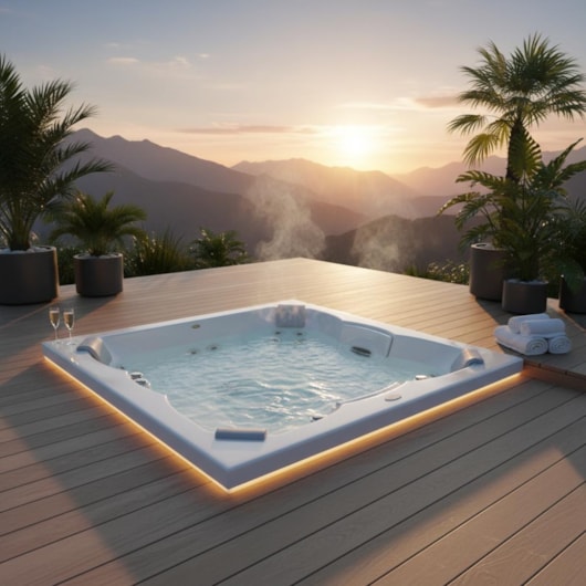 Spa 7 Lugares Com Aquecedor e Painel J-185 Vip 180cm x 89cm Jacuzzi - Imagem principal - 676846b0-543e-4bdf-b4a9-ecf954cde034