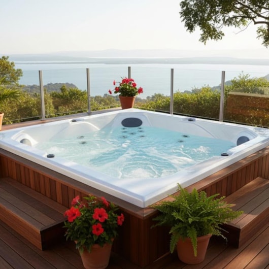 Spa 7 Lugares Com Aquecedor J195 Jacuzzi 180cm X 180cm X 89cm - Imagem principal - 98ba9e53-a085-4e08-bc3a-190f3b121ec5