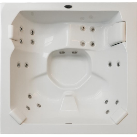 Spa Com Aquecedor 5 Lugares Sem Painéis 185l Jacuzzi 180x180x89cm - Imagem principal - 6ef3417b-f6df-485a-bc68-6adc2b879c12