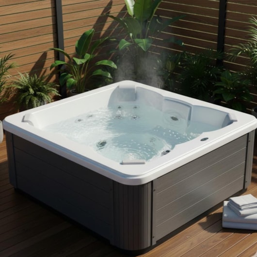 Spa com Aquecedor com 7 Lugares J185 Jacuzzi 180x180x89cm - Imagem principal - 050876e5-13ea-4a8a-b312-2afd61f74a68