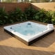 Spa Com Aquecedor J220 60hz Jacuzzi 210cm X 210cm X 91cm - 93597057-be46-409a-b79a-61049ac4313a