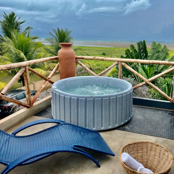 Spa Com Hidromassagem Eco Top Line Ouro Fino 170x170cm