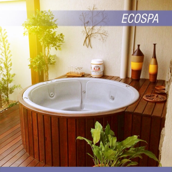 Spa Com Hidromassagem Eco Top Line Ouro Fino 170x170cm