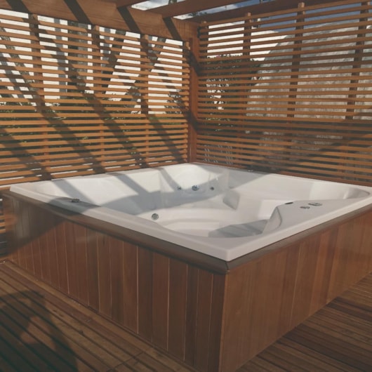 Spa Com Hidromassagem Flow Spacril Top Line Verde Marmorizado Ouro Fino - Imagem principal - 2524e2db-1d6c-45dd-ae61-6783ec207b89