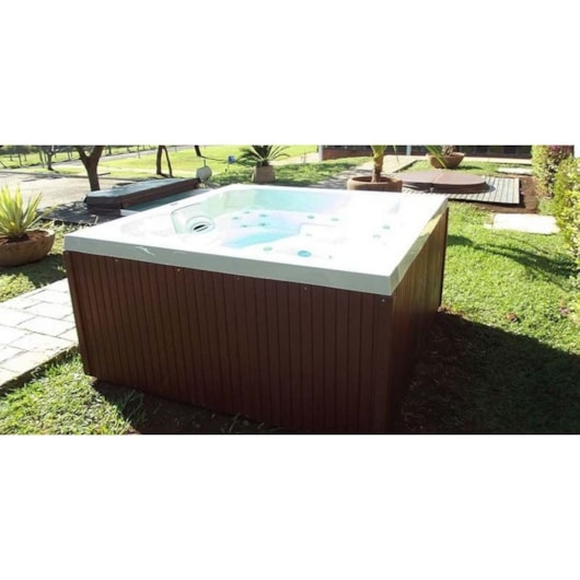 Spa De Acrílico 4 Pessoas Com Aquecedor J185 Jacuzzi 180x180x89cm - Imagem principal - d2ee19de-63d5-48f0-85db-7de87e5a0080