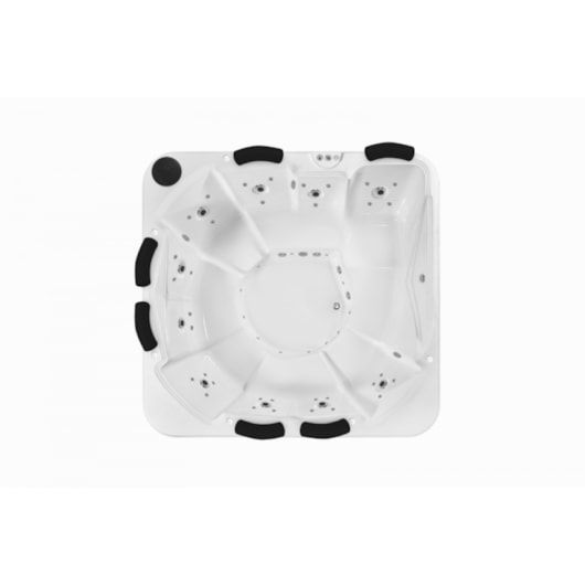 Spa De Acrílico Para 10 Pessoas Sirena 4 Luxo 220V Astra 221x221cm - Imagem principal - 1350c754-5d79-4217-b415-8f827190f645
