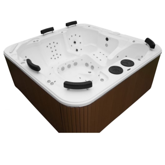 Spa De Gel Coat 6 Pessoas Bahamas Luxo 228x228cm Astra - Imagem principal - 7b3e4610-de19-4694-ba30-0779a718c783