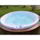 Spa Flora Redondo Top Line Branco Ouro Fino 170x170cm - 41e09b7d-d80c-4cd3-9358-834e4686d2d5