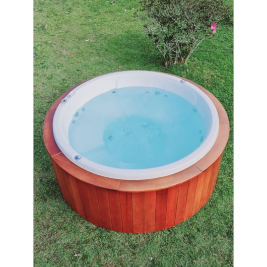 Spa Flora Redondo Top Line Branco Ouro Fino 170x170cm - Imagem principal - 03020f75-a343-4ebe-85c1-18f0e0aa37af