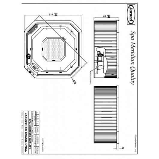 Spa Meridian Quality Jacuzzi 214x214x091cm - Imagem principal - 86bac741-3757-4941-bcad-906578dff01a