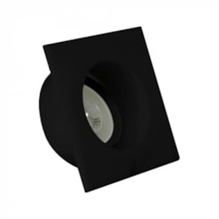 Spot De Led Comfort De Embutir Quadrado Luz Neutra Bivolt Preto Fosco 5W Avant