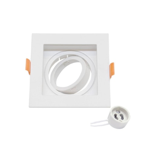 Spot Led Embutir Quadrado Recuado Conecta Mr16 Branco Taschibra - Imagem principal - deb40c64-ddae-4a1d-bbc6-136036ae39c3