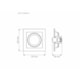 Spot Led Embutir Quadrado Recuado Conecta Mr16 Branco Taschibra - 6386ae1c-5900-4681-85bc-b36f8f930377