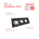 Spot Led Evidence Trio Luz Amarela E Branca 21W Preto Fosco Avant - 5ce3a188-4106-421e-b400-ba880fedc6b1