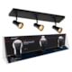 Spot Minimalist 3Xgu10 Preto Fosco Avant - 46e74d21-e11d-480e-879c-f82d8aed4114
