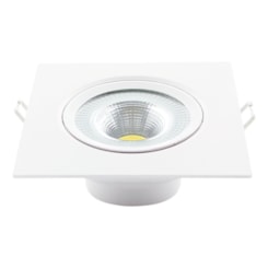 Spot Supimpa Led Quadrado 12W Branco Fosco Luz Neutra 4000K Bivolt Avant