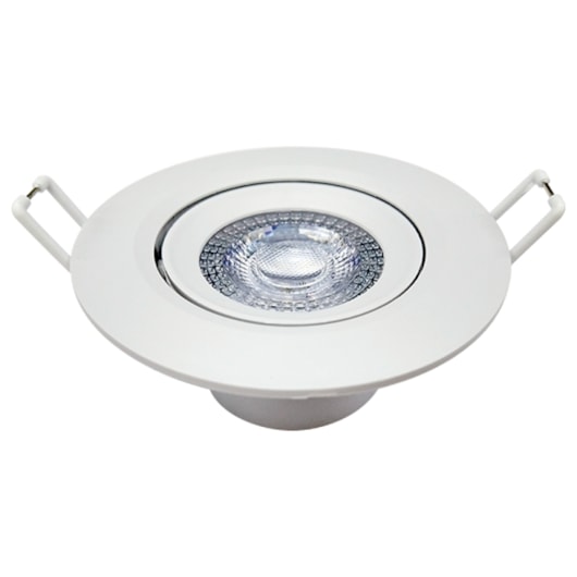 Spot Supimpa Led Redondo 12W Branco Fosco Luz Amarela 3000K Bivolt Avant - Imagem principal - 7728d725-9bb6-4ec3-92d5-77ce95351699