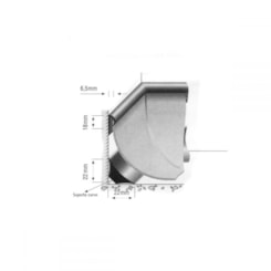 Suporte Curvo Para Rodapé 9371802 Tarkett