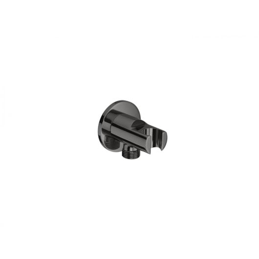 Suporte Para Ducha Manual Com Saída de Água Titanium Black Roca - Imagem principal - 579e0a9b-2ca6-488d-885b-94192cd54114
