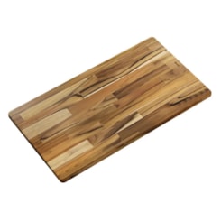 Tabua Bistrô Em Madeira Teca Docol 24x44x2cm Tabua Bistrô Em Madeira Teca Docol 24x44x2cm