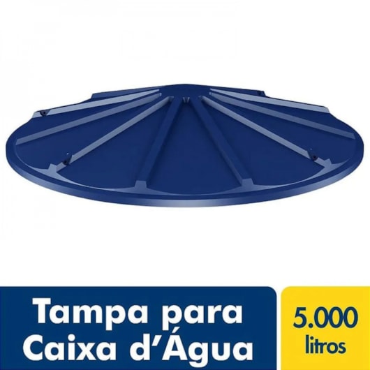 Tampa Para Caixa Dágua 5000L Polietileno Fortlev - Imagem principal - ab051581-90c4-498c-b765-dc9f2d6ccef9