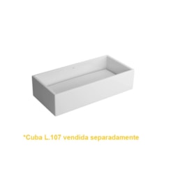 Tampo Em Louça Para Cuba Lt107 Branco Deca
