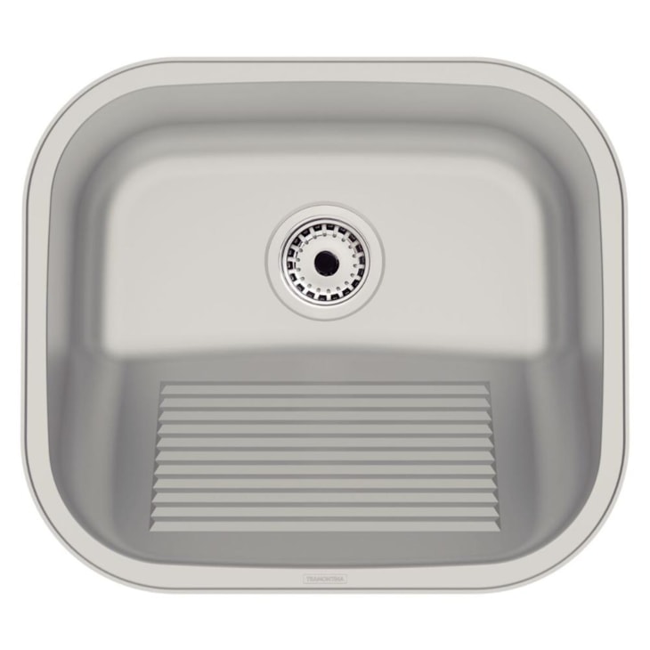 Tanque De Encaixe Em Inox Acetinado Hera Compact 19 Tramontina 40x30cm