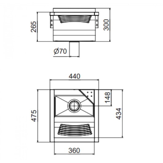 Tanque De Parede Reto 35 Litros Docol 63x47,5x26cm - Imagem principal - 9a1f5e4f-a938-448c-8bbd-57468999b2f3