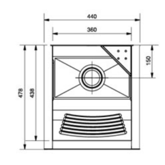 Tanque De Parede Reto Alto Brilho 23 Litros Docol 44x48x26cm - Imagem principal - 109f83a5-fa03-40d9-86cc-4988d645b54f