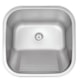 Tanque Em Inox De Encaixe Hera Com Válvula 3.1/2 Escovado Tramontina 40x40cm - 76fe007c-a859-442c-81f4-ae9a954a983e