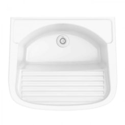 Tanque G Com Mesa Branco Roca 60x52cm Tanque G Com Mesa Branco Roca 60x52cm