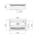 Tanque Inox 47 Litros Docol 82x51,5x26cm - 61fcc337-90d5-4729-b9fb-7850e6166c81