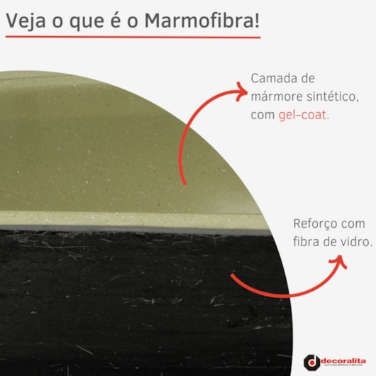 Tanque Marmofibra Preto Absoluto Decoralita 60x60cm - Imagem principal - c482c2ee-cfda-478e-bc74-711d06570f46